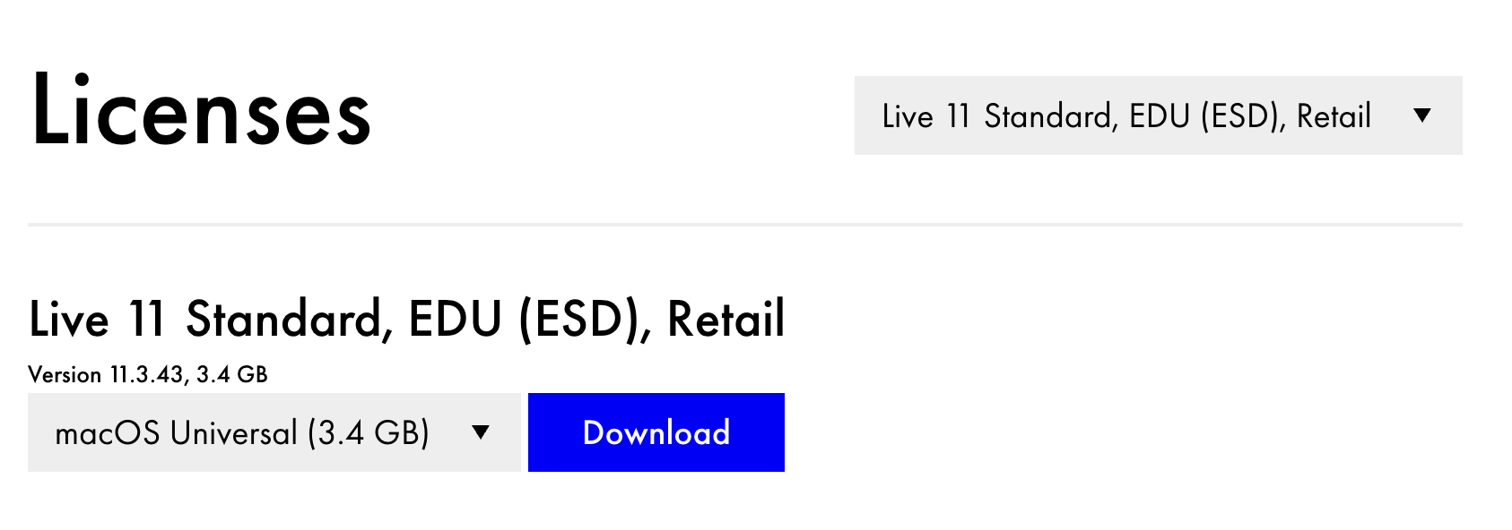 Ableton Live 11 Standard EDU